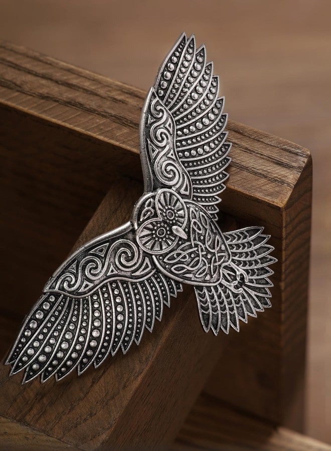HAQUIL Vintage Antique Celtic Owl Hairpin Hair Stick Barrette Hair Accessory for Women - Image 4